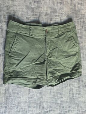 GAP Olive Utility Cotton Shorts